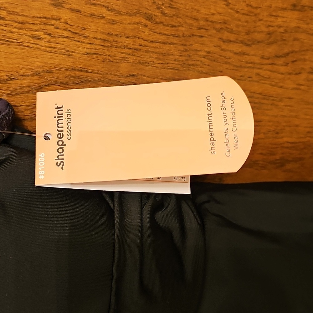 Shapermint Black Knot-Front Swim Dress - Picture 4 of 6